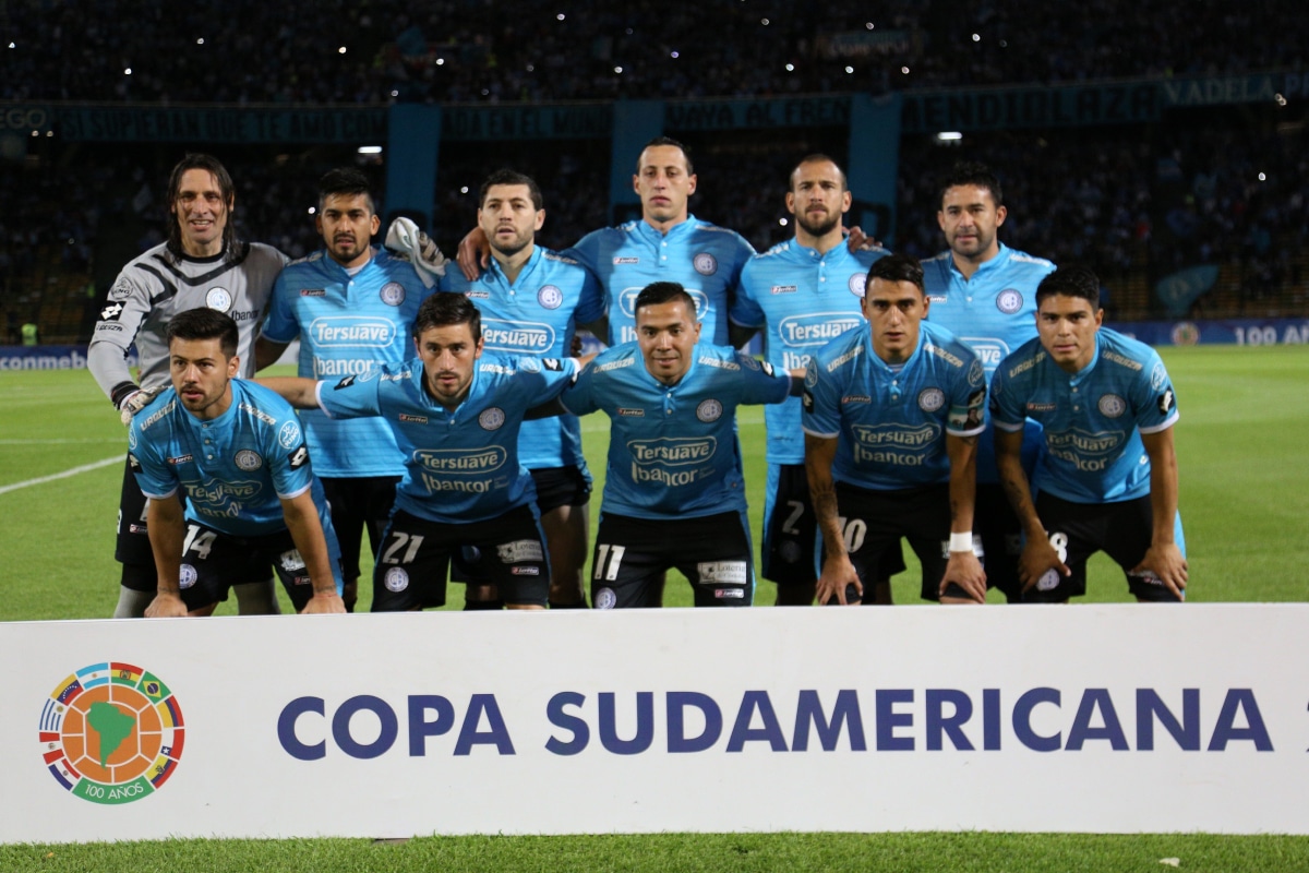 El equipo de Belgrano en la Copa Sudamericana 2016
