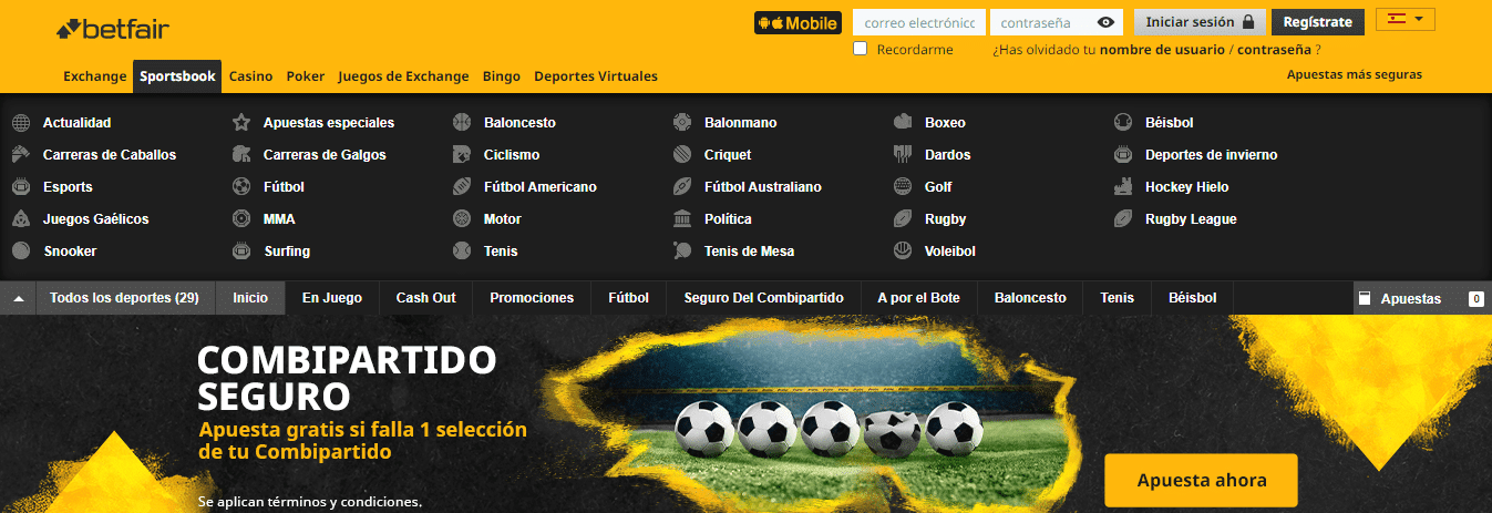apuestas deportvas betfair