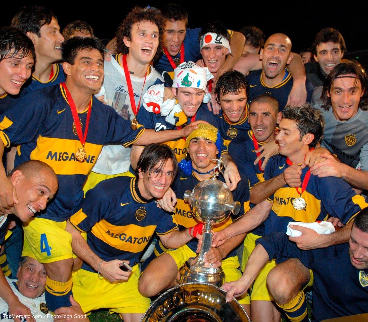 Boca con el título de la Copa Libetadores 2007