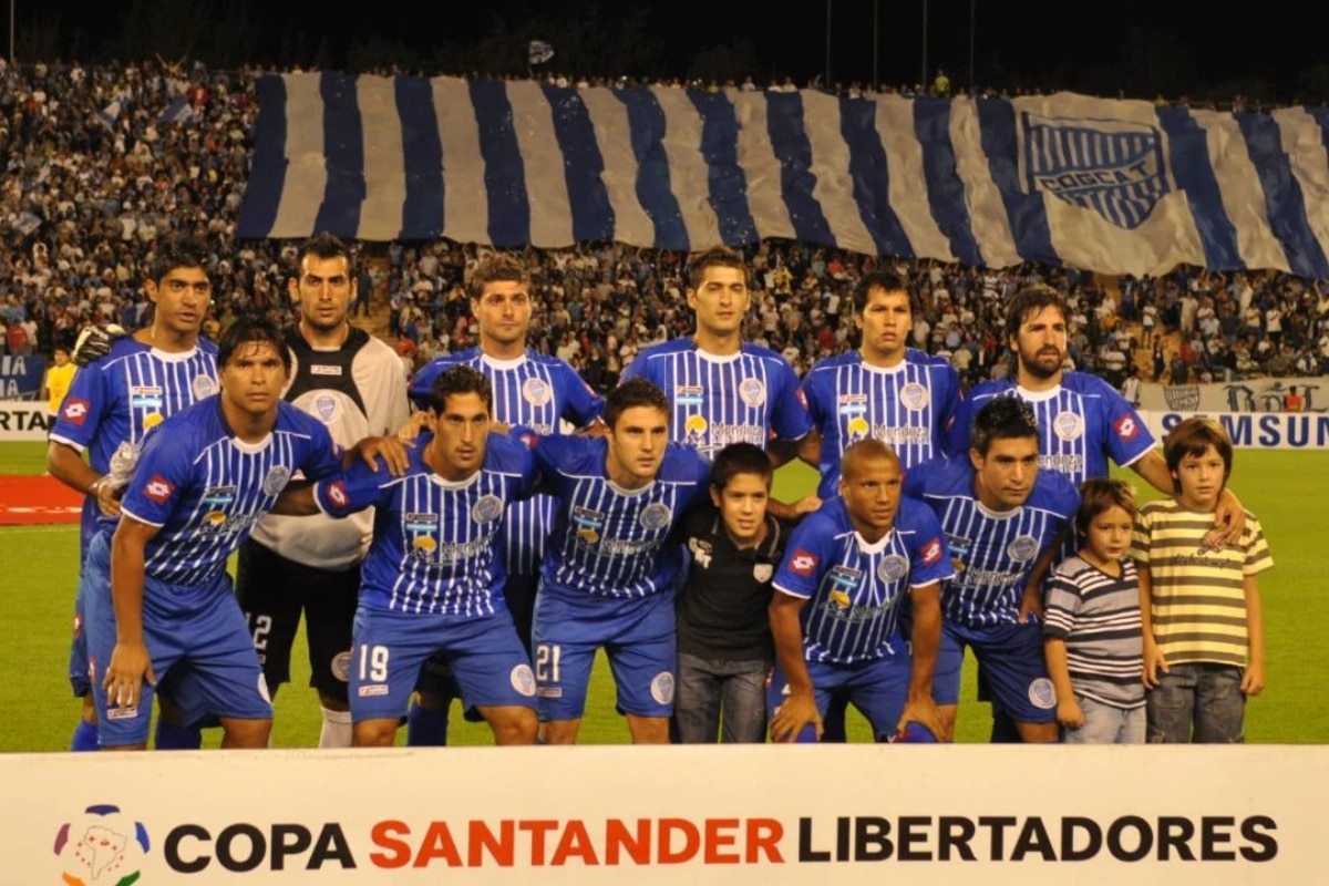El equipo de Godoy Cruz en la Copa Libertadores 2011