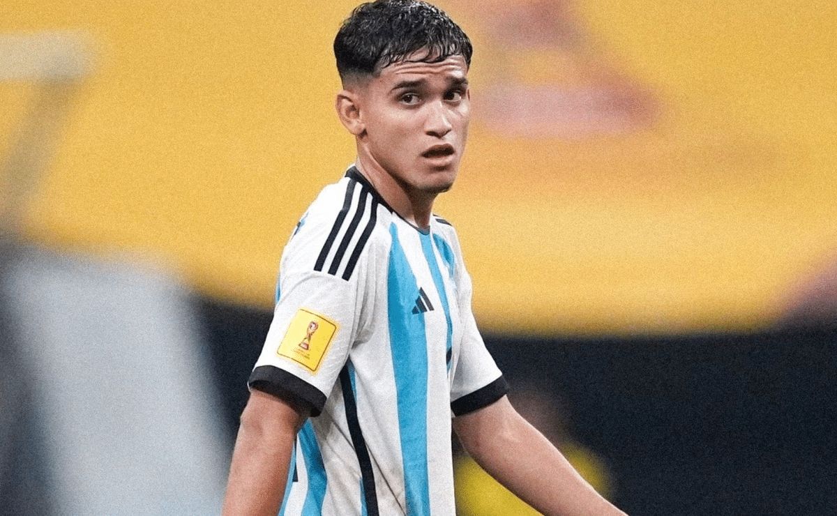 Dylan Gorosito con la Selección Argentina Sub-17