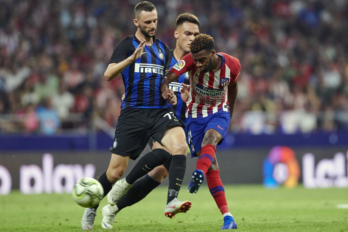Inter y Atlético Madrid en un amistoso de pretemporada en 2018