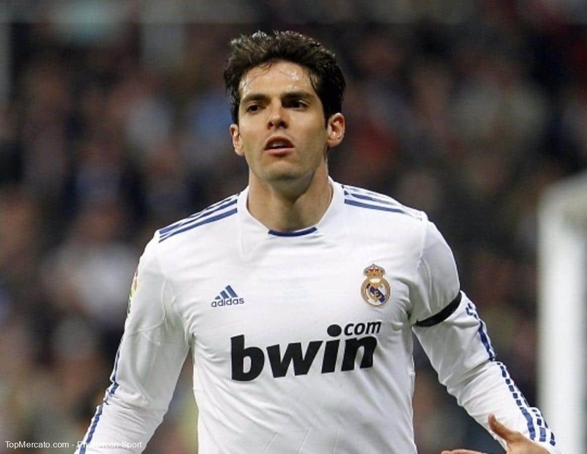 Kaká con la camiseta del Real Madrid, en donde no brilló como se esperaba