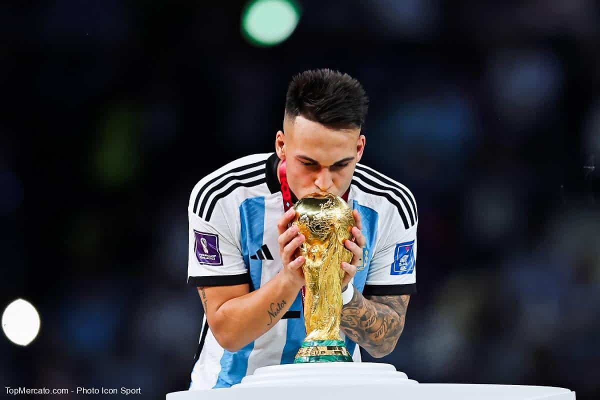 Lautaro Martínez, el jugador de la Selección Argentina que más vale en el mercado.