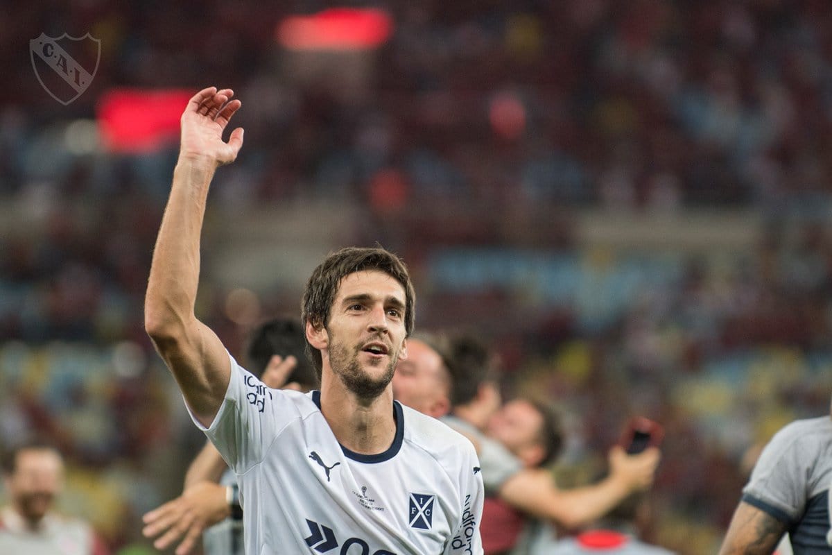 Lucas Albertengo, campeón de la Sudamericana con Independiente