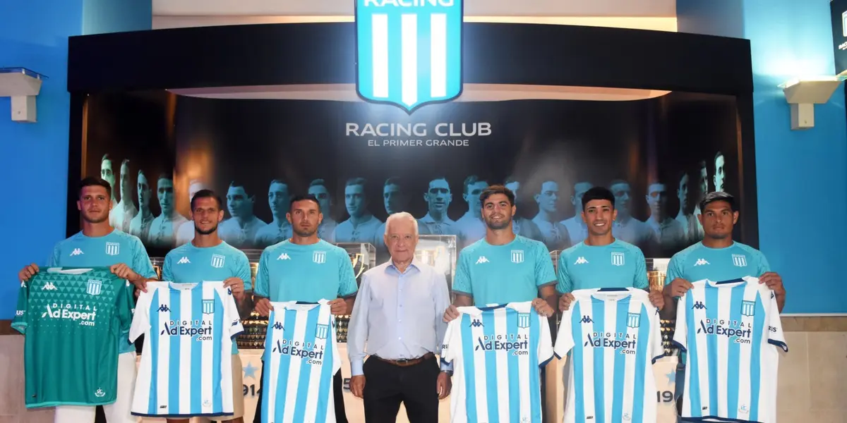 Presentación de refuerzos en Racing Club, un club que usa mucho la big data para elegir jugadores