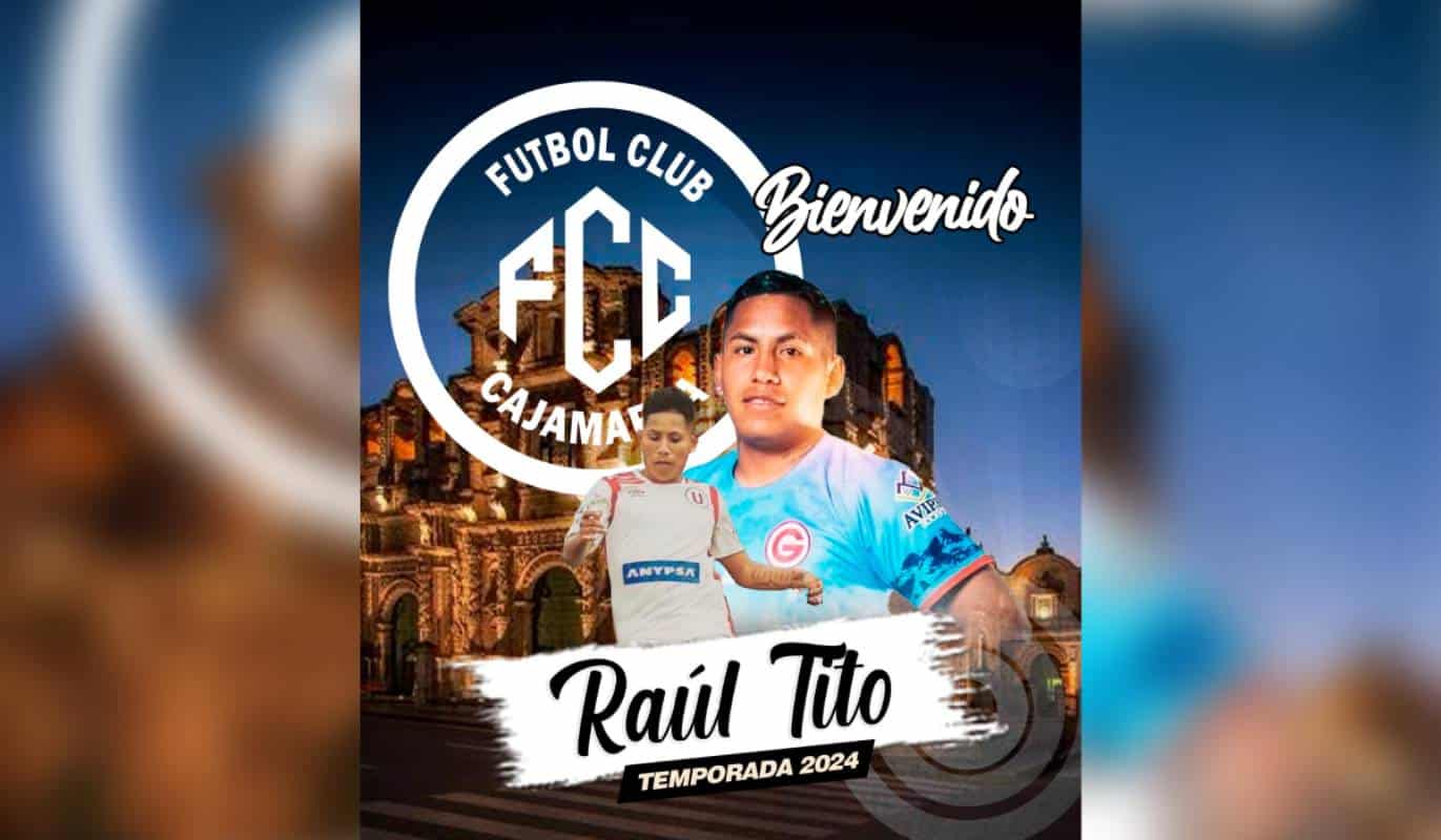 FC Cajamarca anunció el fichaje de un exfutbolista de Universitario