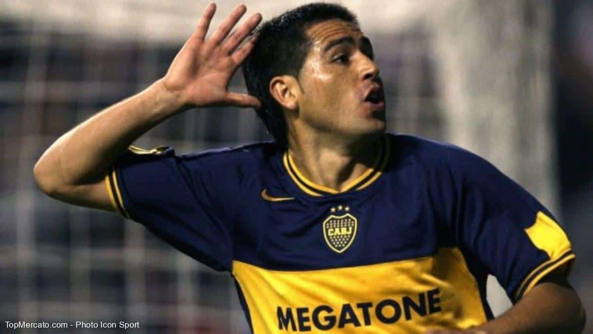 Juan Román Riquelme, probablemente el máximo ídolo en la historia de Boca