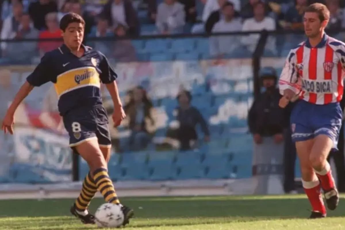 El debut de Juan Román Riquelme en Boca Juniors