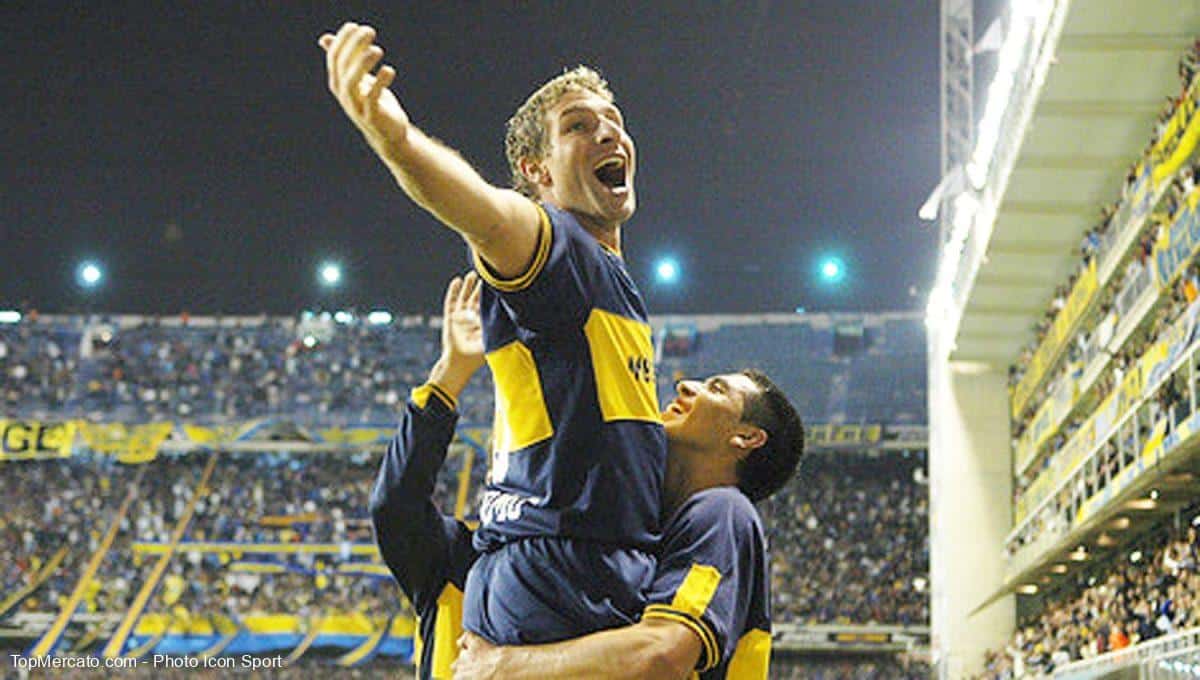 Martín Palermo y Juan Román Riquelme, dos de los últimos ídolos de Boca Juniors