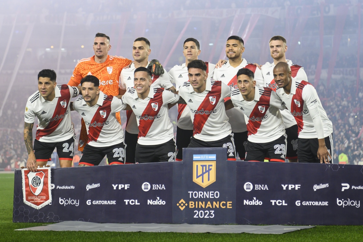 Formación titular de River en 2023