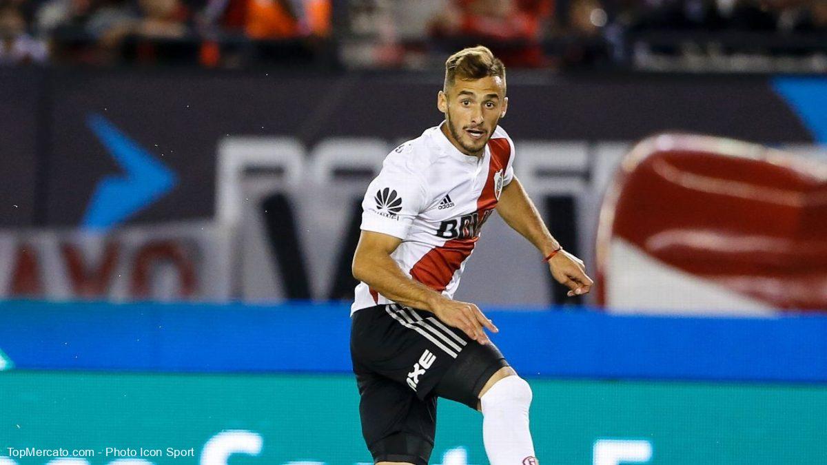 Marcelo Saracchi con la camiseta de River Plate