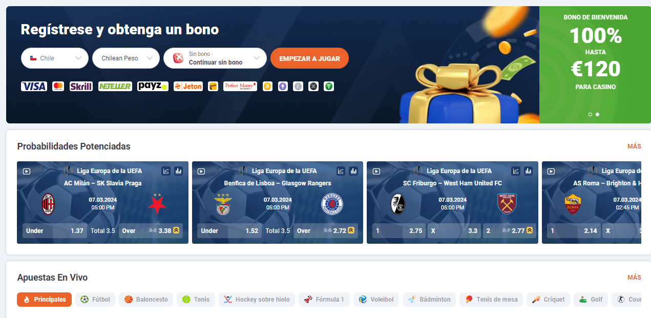 20bet chile