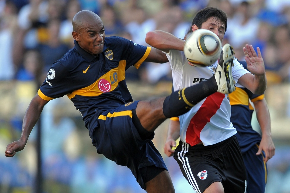 Breyner Bonilla en un Boca River