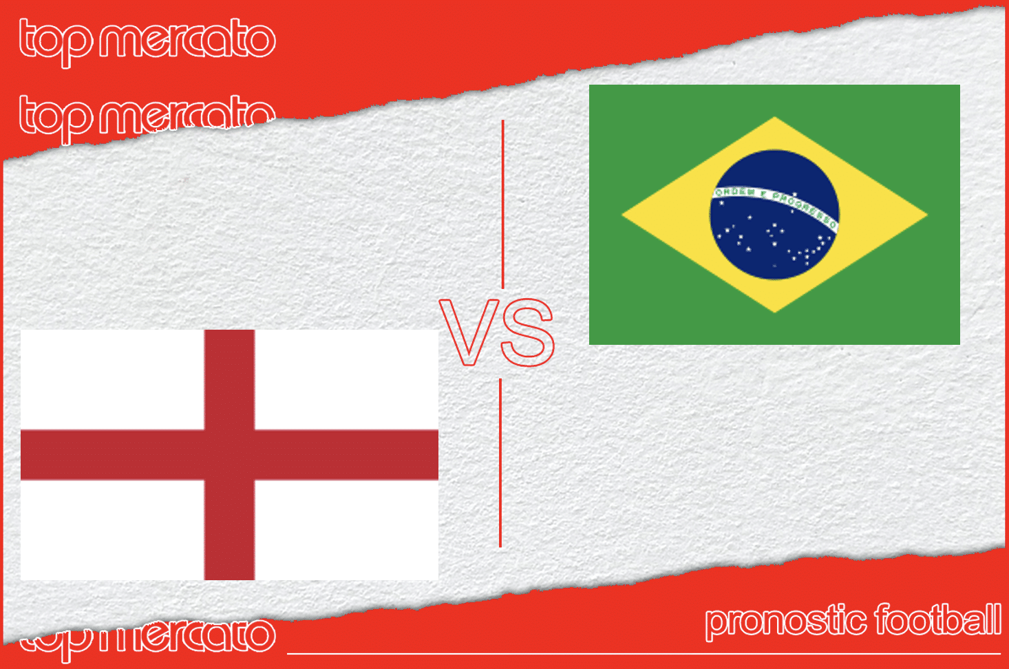 Pronostic Angleterre – Brésil et meilleures cotes à jouer
