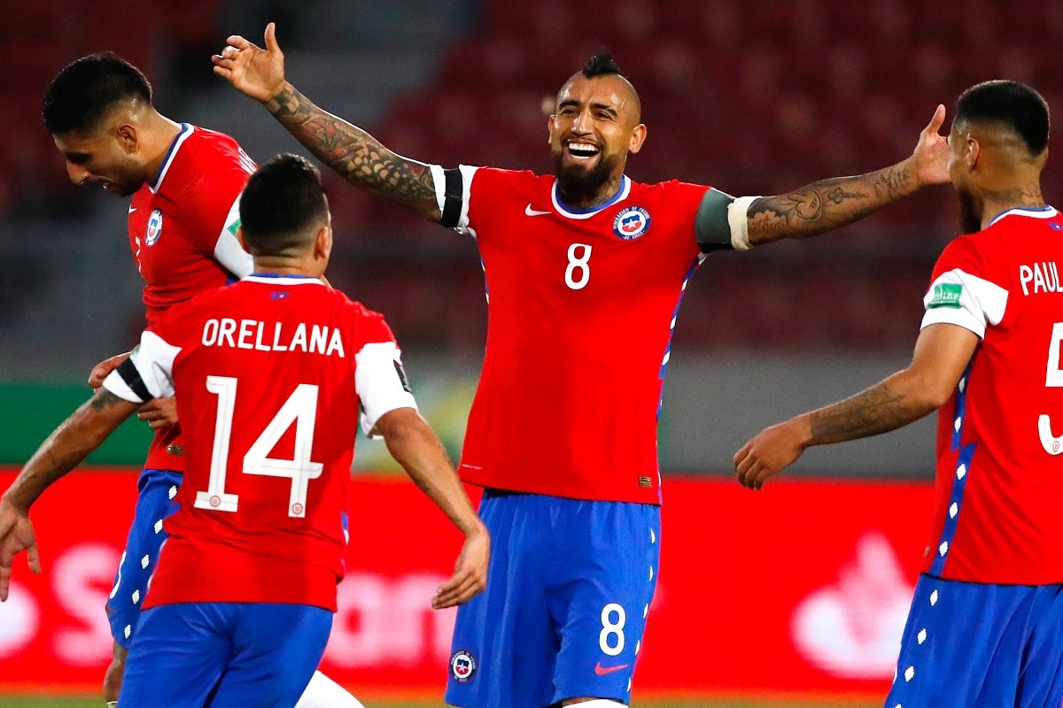 2020 World Cup Football 2022 qualifier Chile v Peru Nov 13th