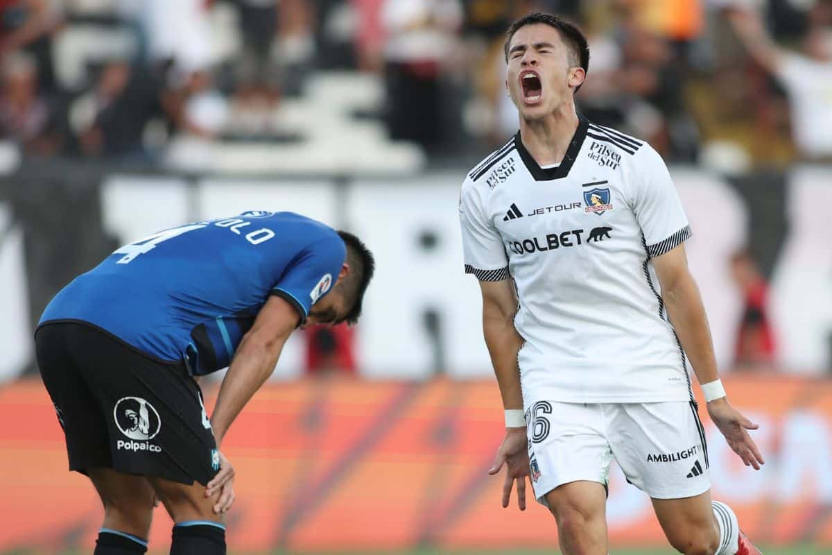 Matías Moya celebrando