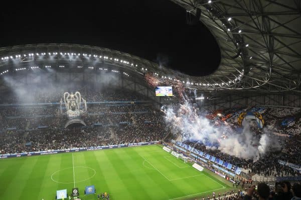OM PSG tifo Vélodrome