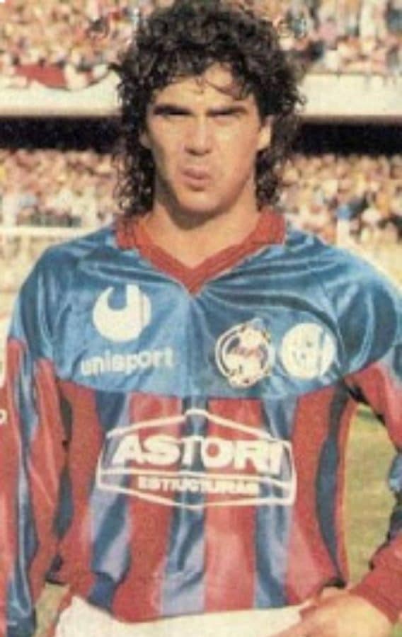 Ángel Bernuncio como jugador de San Lorenzo