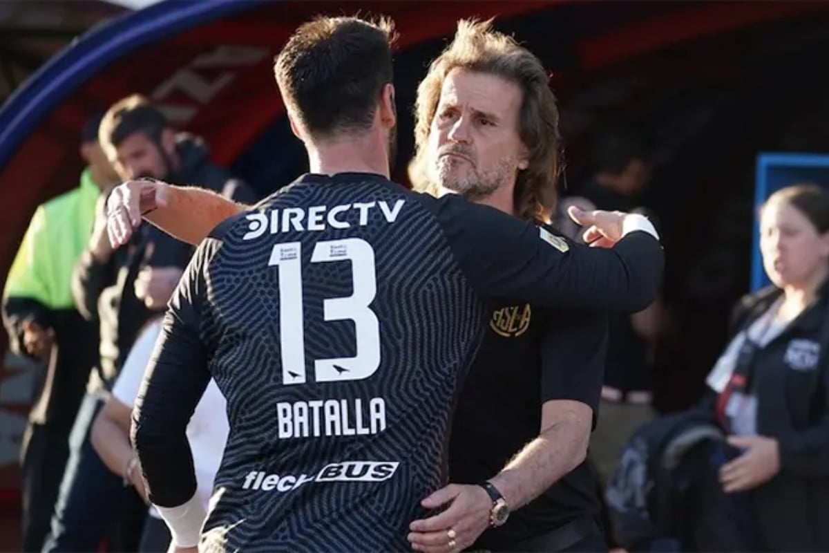 Augusto Batalla y Rubén Darío Insúa en San Lorenzo