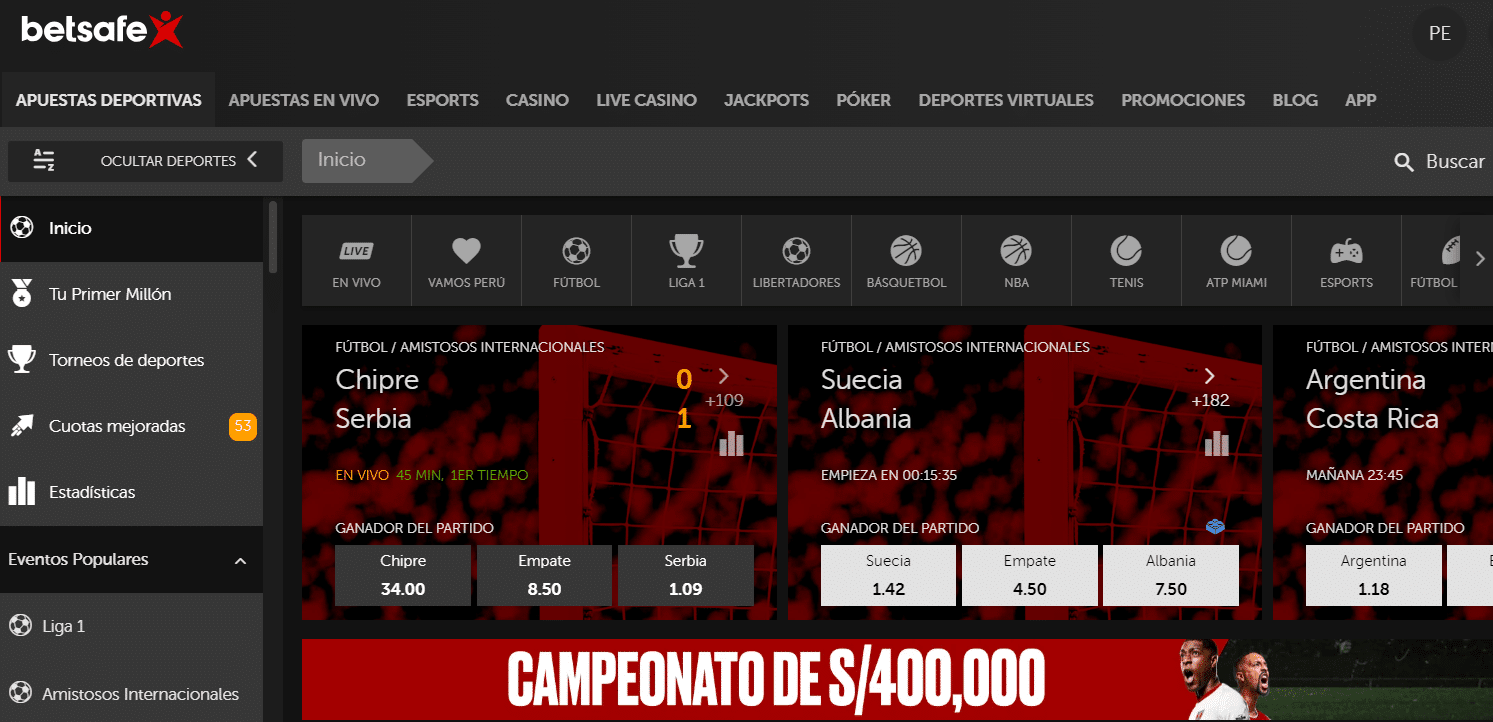 betsafe apuestas