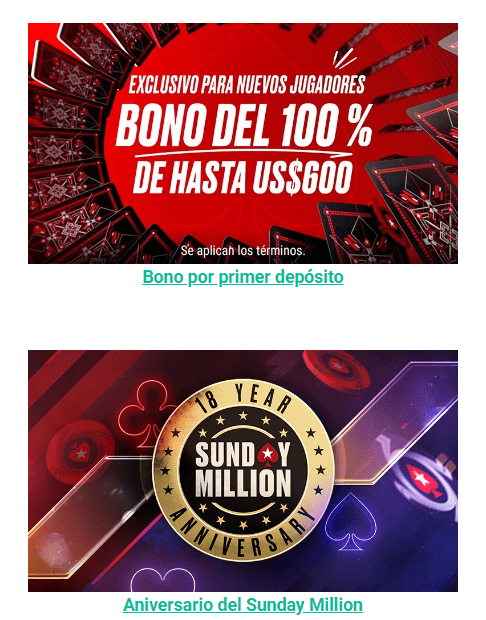 codigo promocional pokerstars chile