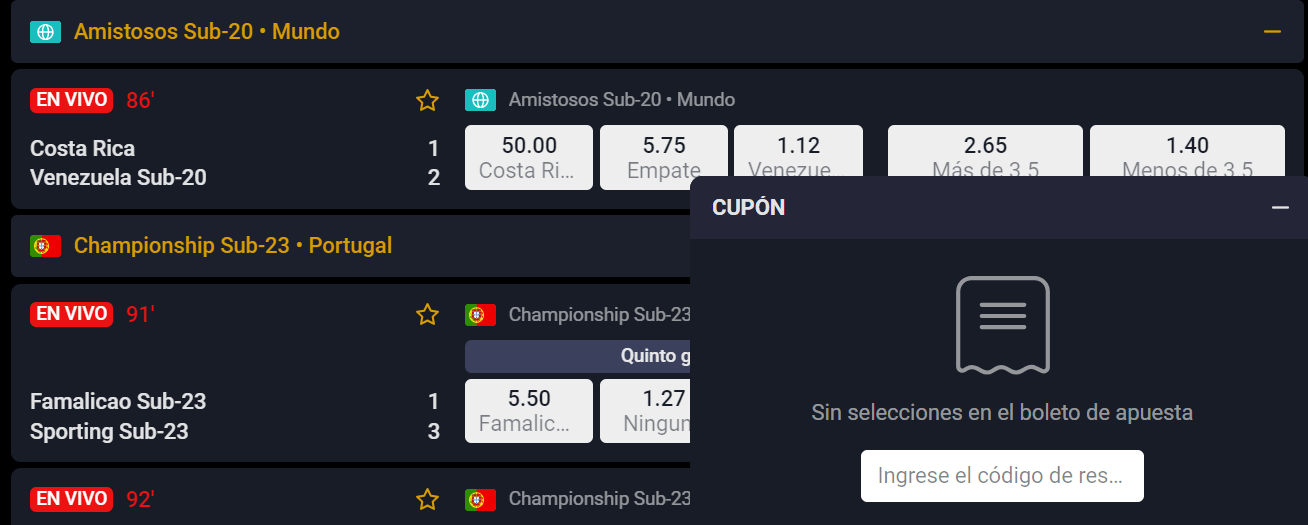 apuestas en vivo doradobet
