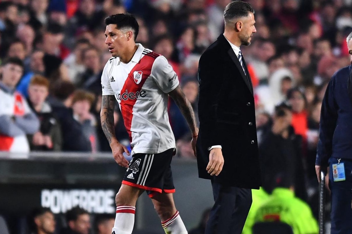 Enzo Pérez y Martín Demichelis: el reencuentro