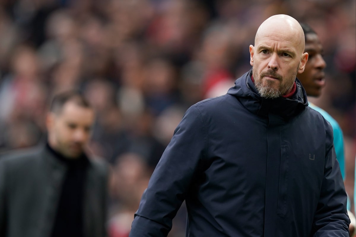 Erik ten Hag, con un pie afuera de Manchester United