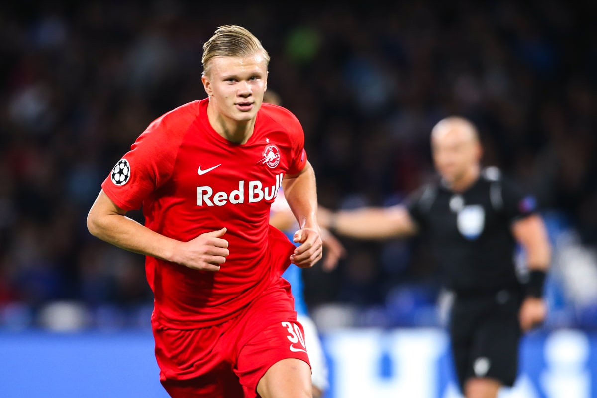 Erling Haaland en su etapa en Salzburgo