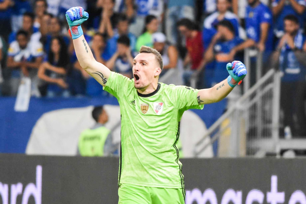Franco Armani, multicampéon en River Plate