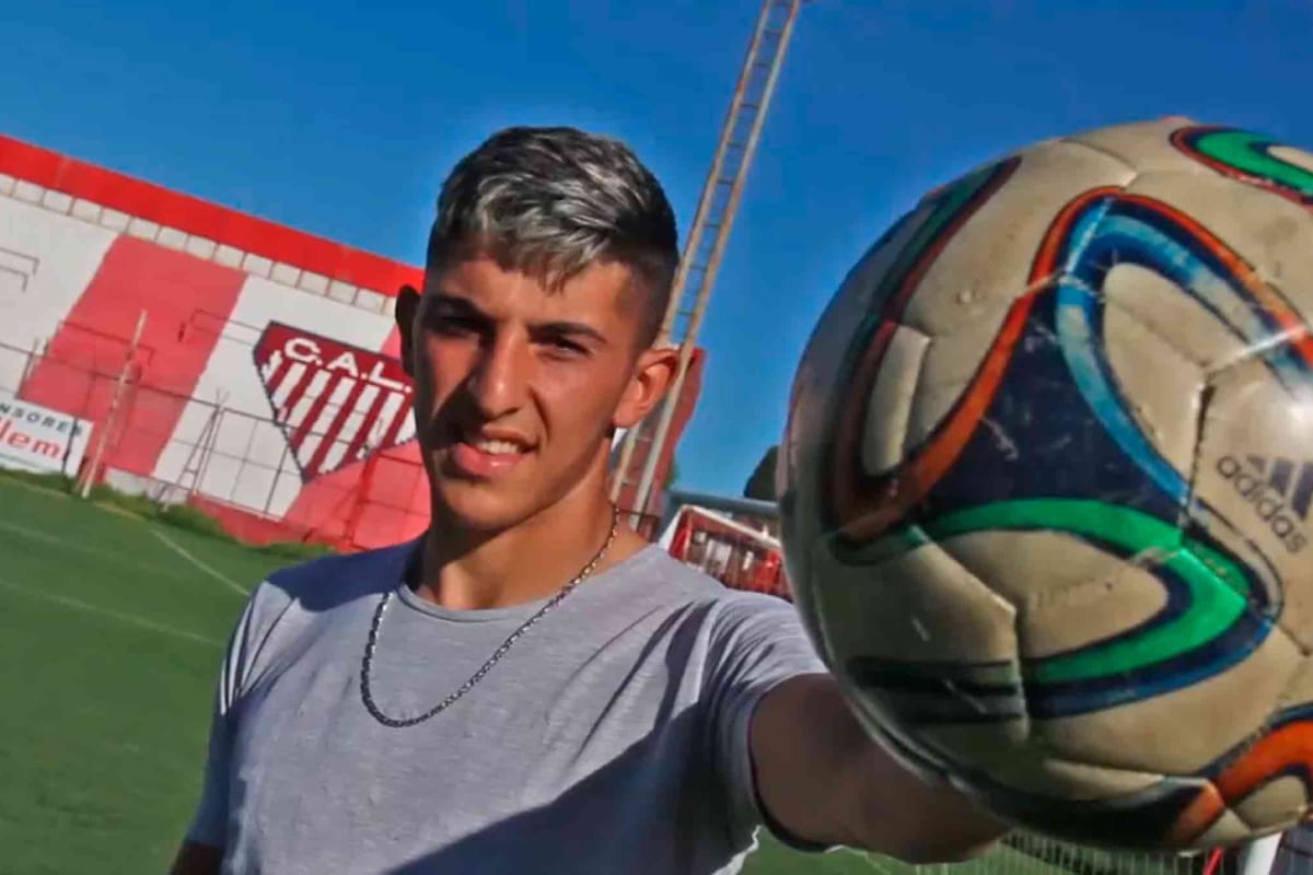 Leandro Brey en su etapa como jugador de Los Andes