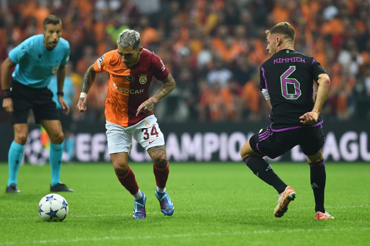 Lucas Torreira en Galatasaray ante Bayern Múnich por Champions League