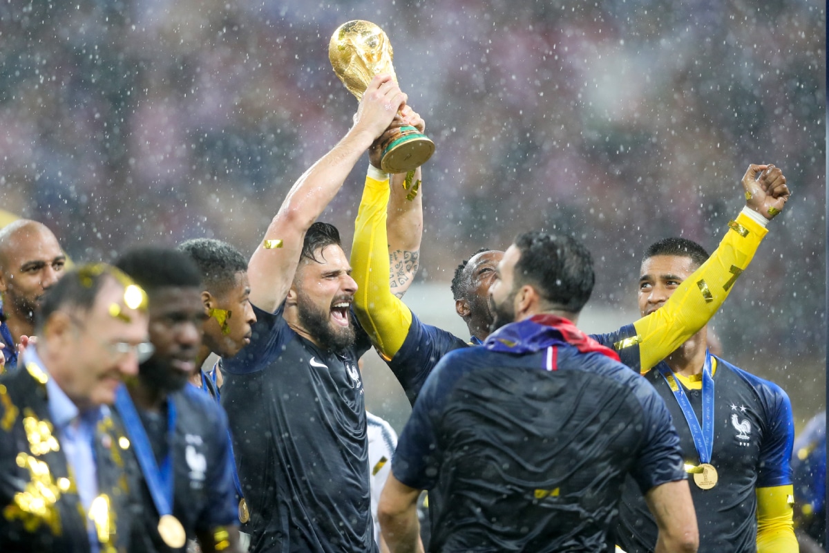 Olivier Giroud, campeón del mundo en Rusia 2018