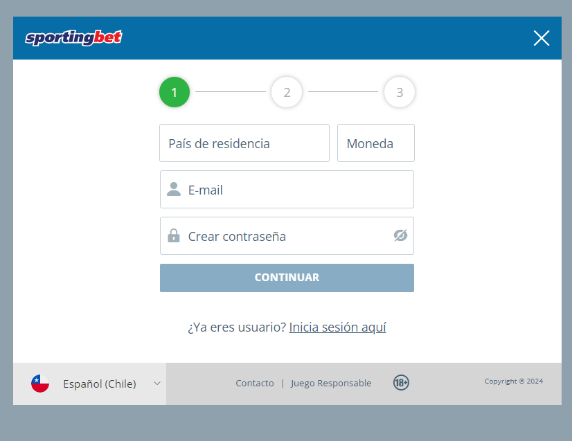 registro app sportingbet