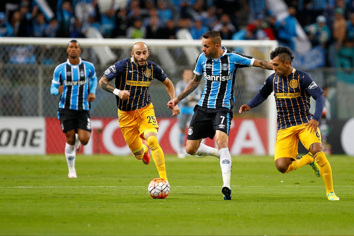 Rosario Central en la Copa Libertadores 2016 frente a Gremio