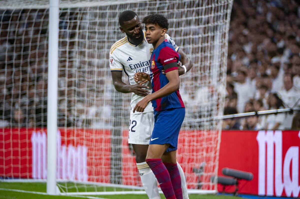Lamine Yamal Antonio Rüdiger Real Madrid FC Barcelone