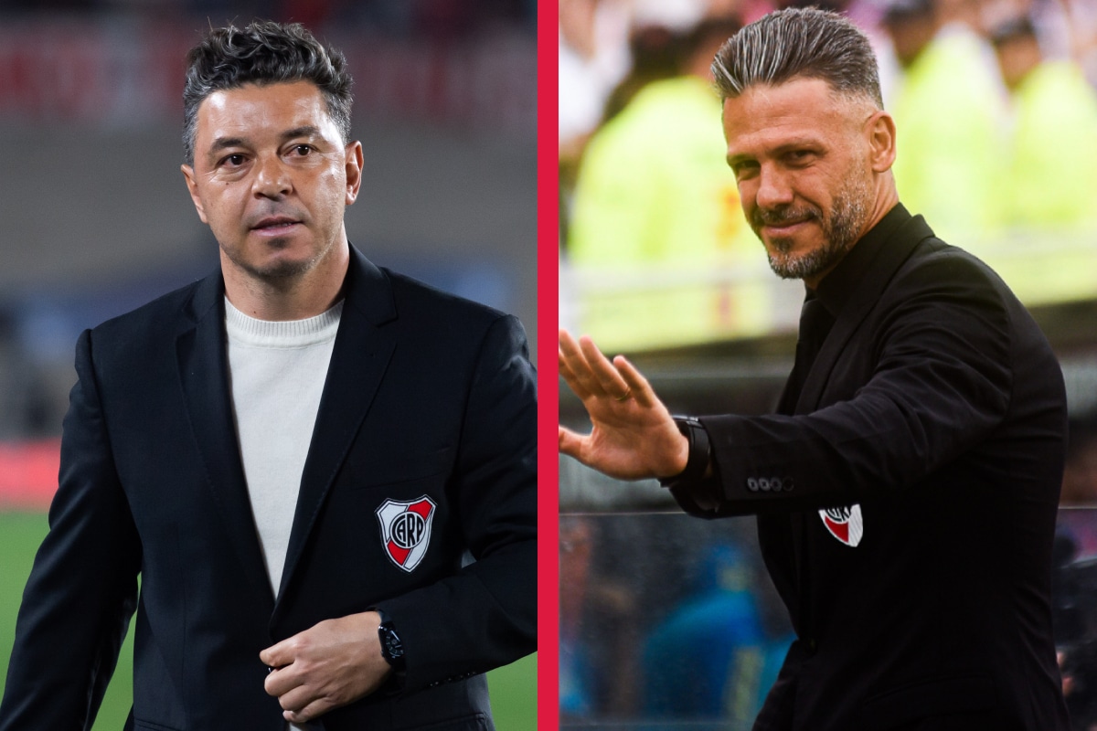 Marcelo Gallardo y Martín Demichelis, referentes de River