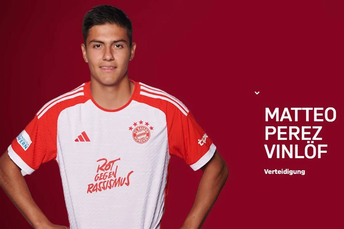 Matteo Pérez Vinlöf trabajó desde las divisiones menores