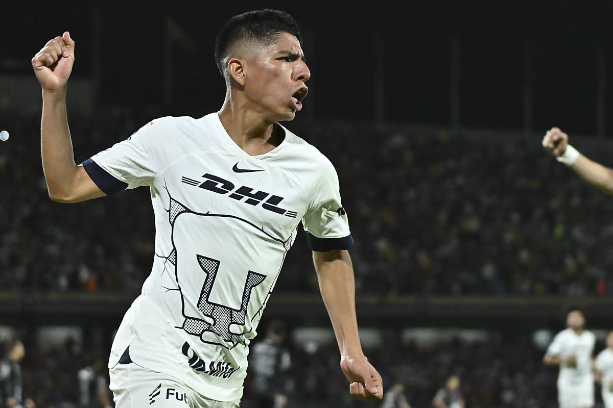 Piero Quispe marcó su primer gol con Pumas