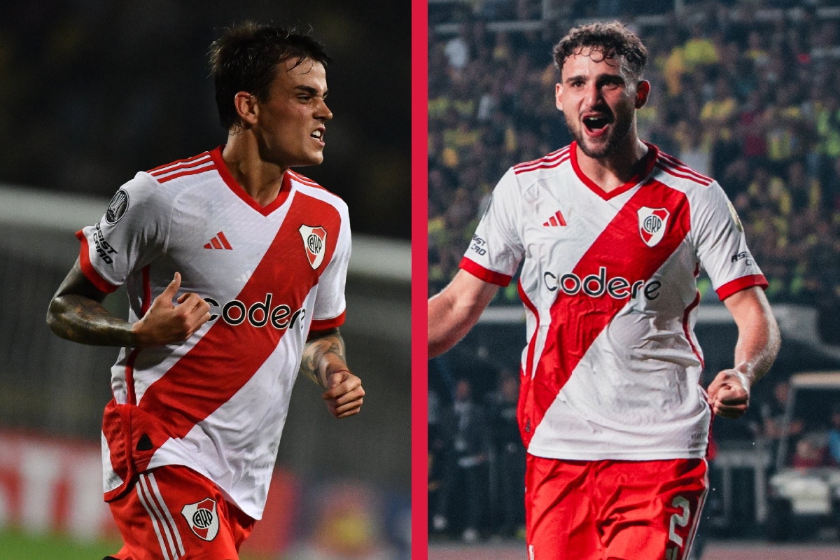 Nicolás Fonseca y Sebastián Boselli, los goleadores uruguayos de River