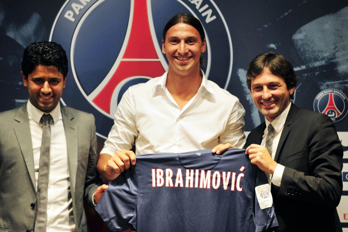 Zlatan Ibrahimović, una de las primeras estrellas en llegar a PSG