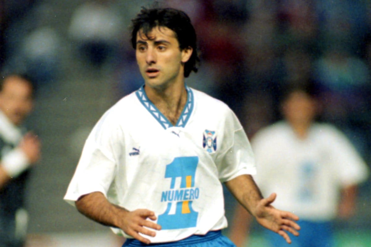 Diego Latorre en su etapa como jugador de Tenerife