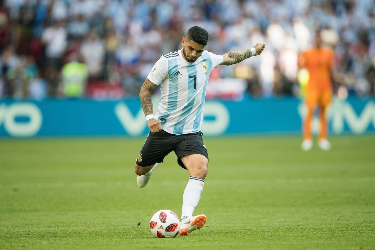 Ever Banega en el Mundial 2018 con la Selección Argentina