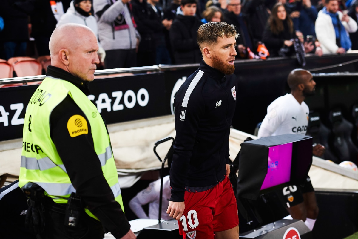 Iker Muniain, con poco protagonismo en Athletic Club
