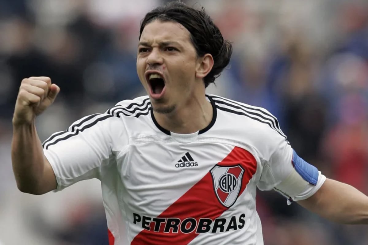 Marcelo Gallardo en su etapa como jugador de River