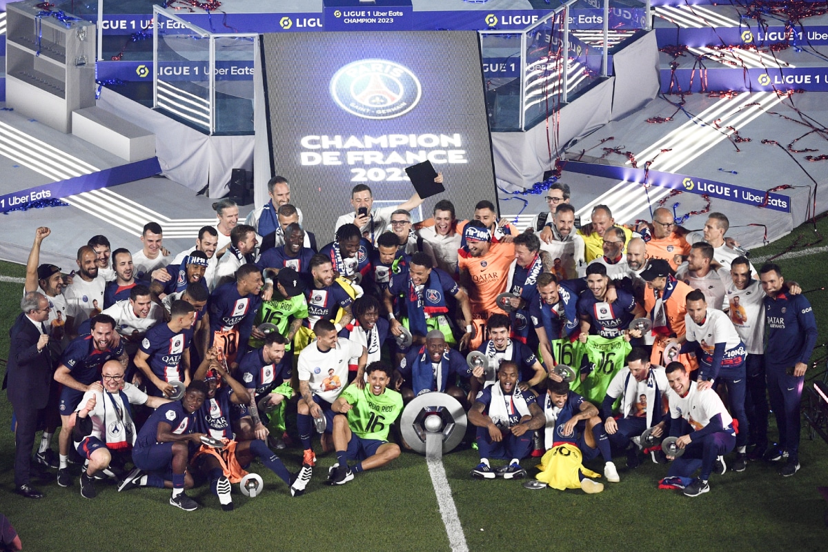 PSG, festejando uno de los tantos títulos desde la inyección de dinero