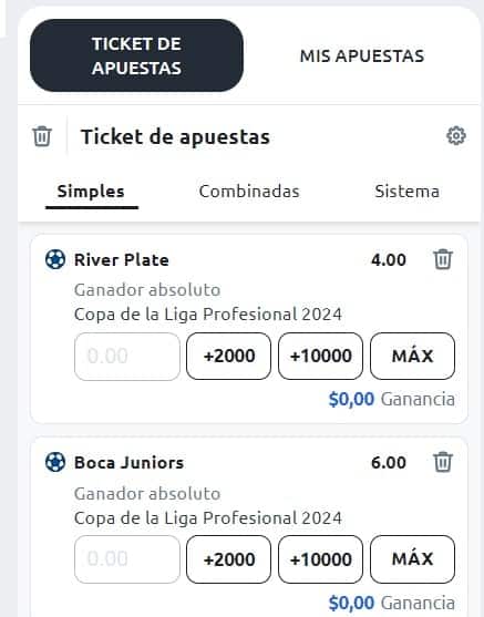 ticket apuesta betano primera division