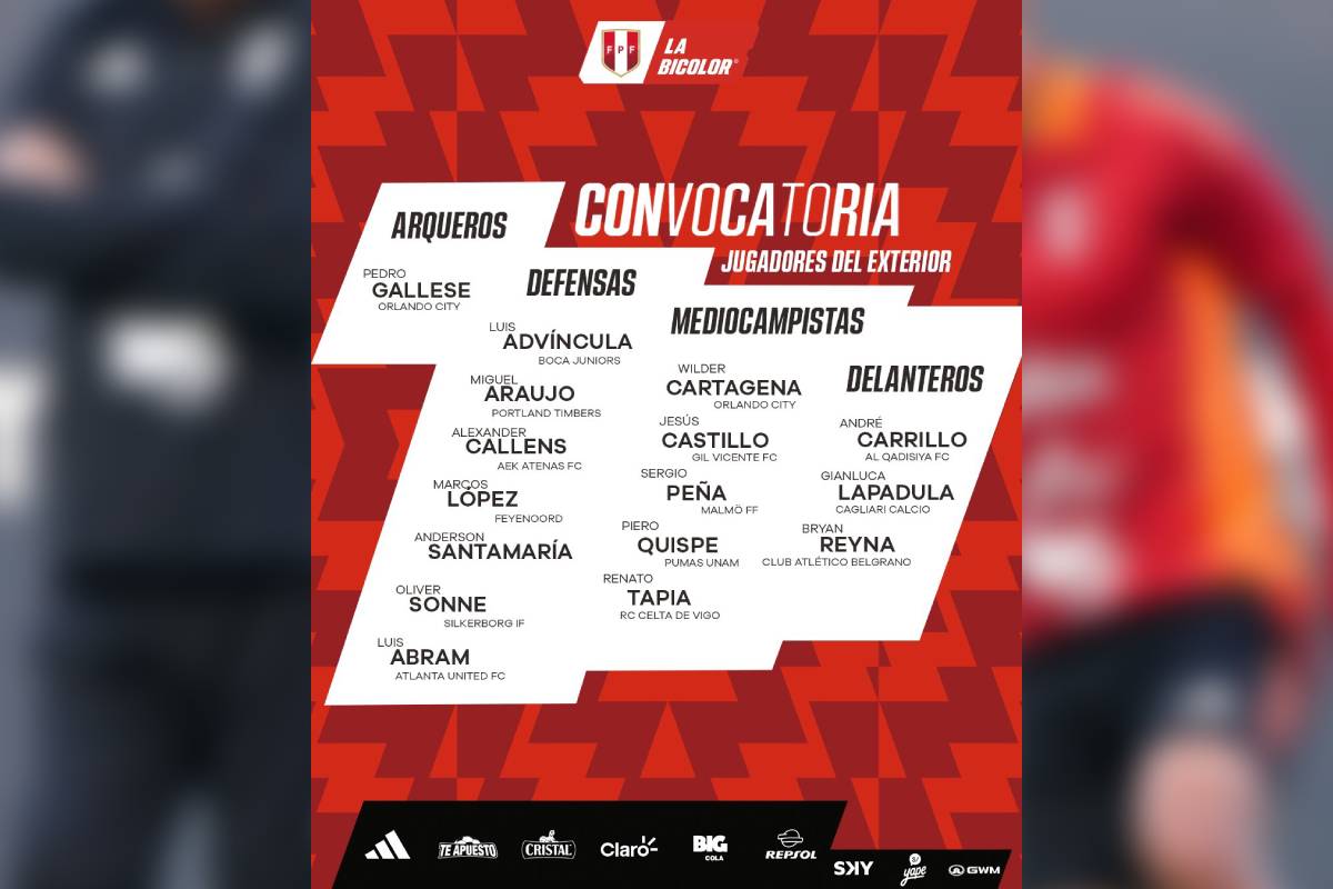 Convocados de Perú