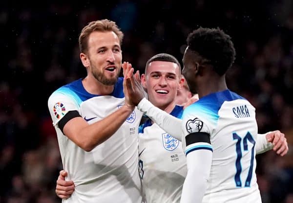 Harry Kane Bukayo Saka Angleterre